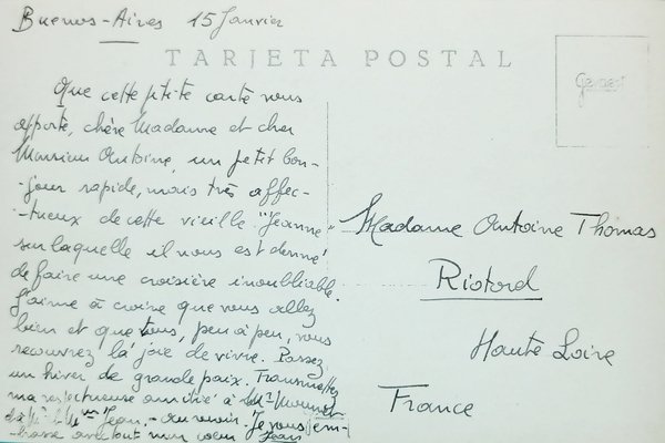 Cartolina - Argentina - Buenos Aires - Monumento de los …