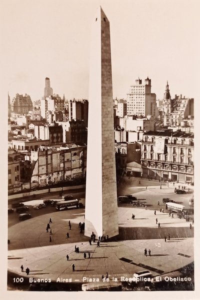 Cartolina - Argentina - Buenos Aires - Plaza de la …
