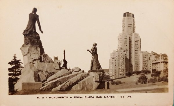 Cartolina - Argentina - Buenos Aires - Monumento a Roca …