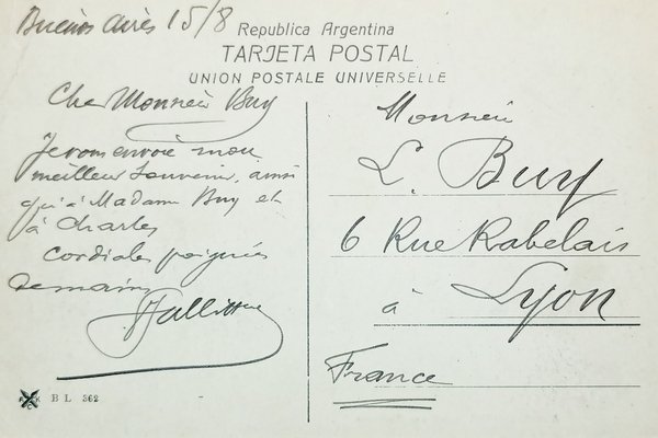 Cartolina - Argentina - Buenos Aires - Puerto en Barracas …