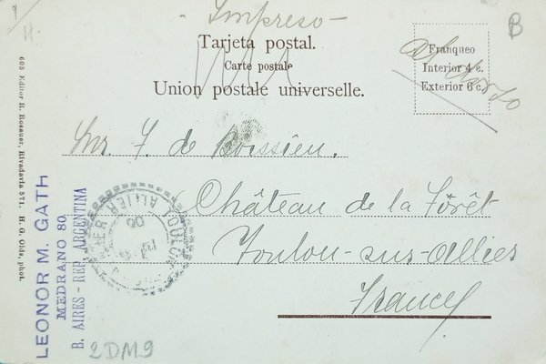 Cartolina - Argentina - Buenos Aires - Parque 3 de …