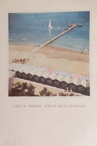 Cartolina - Lido di Venezia - Vedute della Spiaggia - …