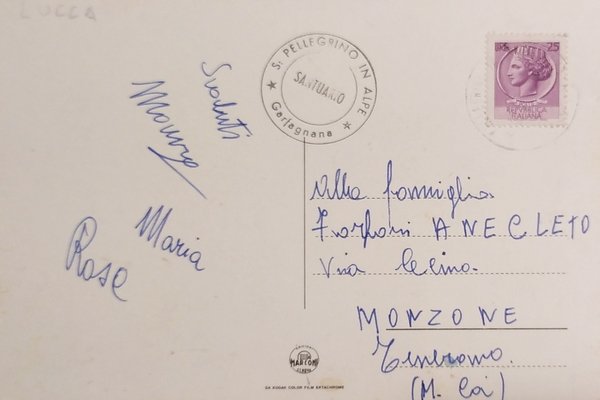 Cartolina - Saluti da S. Pellegrino in Alpe ( Lucca …