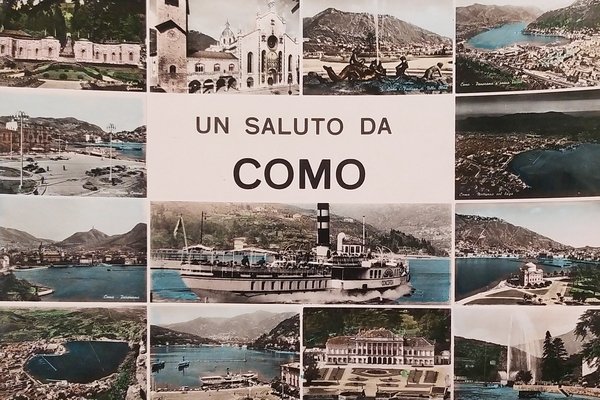 Cartolina - Un Saluto da Como - Vedute diverse - …