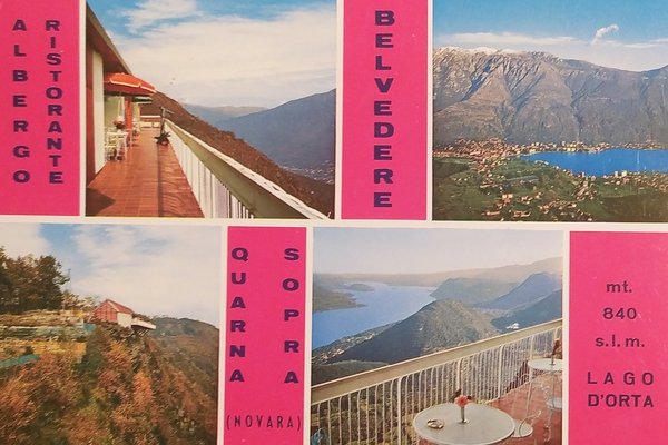 Cartolina - Quarna Sopra ( Novara ) - Albergo Ristorante …