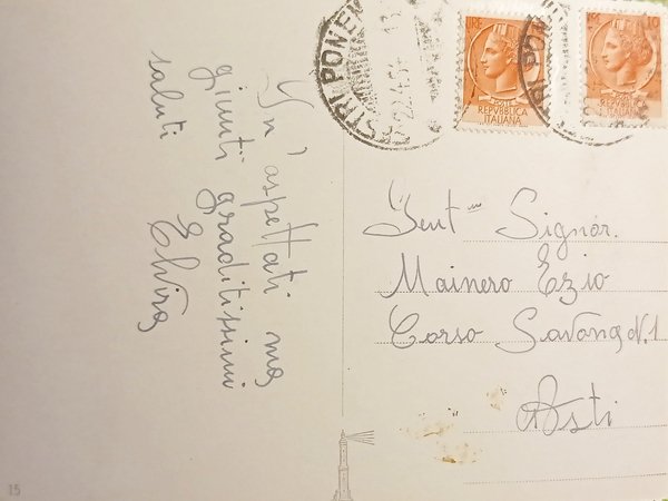 Cartolina - Ge Sestri - Ponente Panorama - 1954