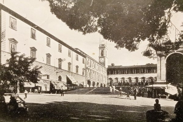 Cartolina - Livorno - Piazza del Santuario di Montenero - …