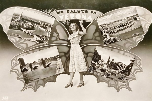 Cartolina - Un Saluto da Verona - Vedute diverse - …