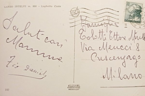 Cartolina - Lanzo Intelvi ( Como ) - Laghetto Casle …