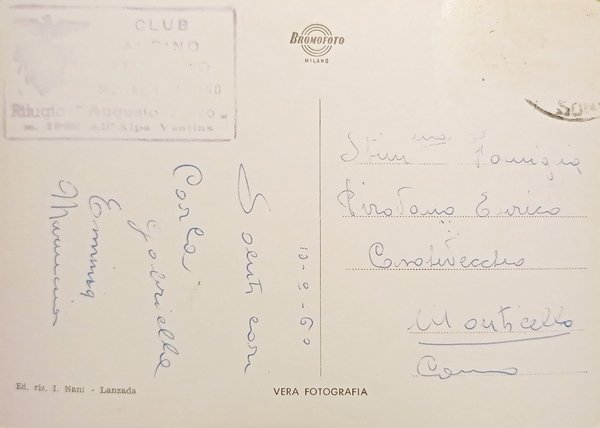 Cartolina - Veduta dalla Porro ( Valmalenco ) - Vedute …