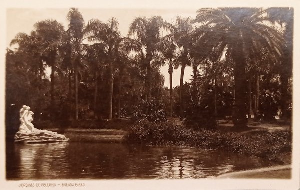 Cartolina - Argentina - Buenos Aires - Jardines de Palermo …