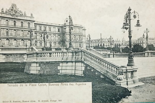 Cartolina - Argentina - Buenos Aires - Terrado de la …