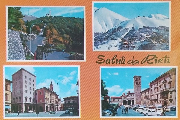 Cartolina - Saluti da Rieti - Vedute diverse - 1960 … | Immagine principale