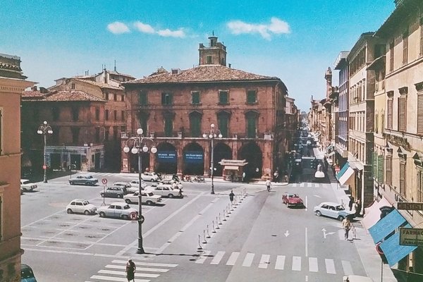 Cartolina - Jesi ( Ancona ) - Piazza della Repubblica …