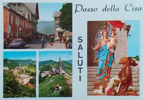 Cartolina - Saluti dal Passo della Cisa - Vedute diverse …