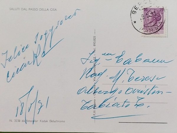 Cartolina - Saluti dal Passo della Cisa - Vedute diverse …