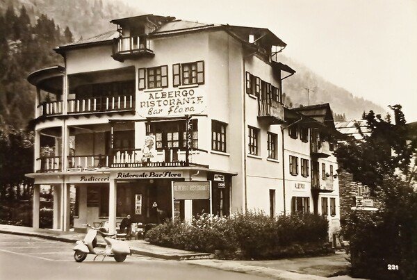 Cartolina - Albergo Ristorante Bar Flora - Macugnaga - 1960 …