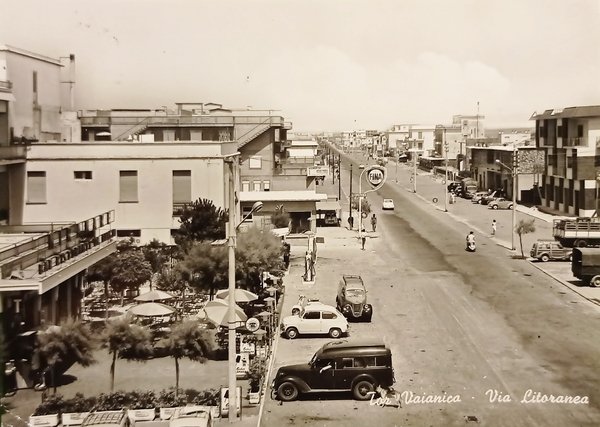 Cartolina - Torvaianica ( Roma ) - Via Litoranea - …