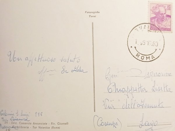 Cartolina - Torvaianica ( Roma ) - Via Litoranea - …