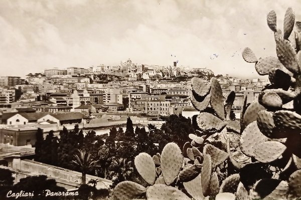 Cartolina - Cagliari - Panorama - 1957
