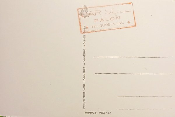 Cartolina - Monte Bondone ( Trento ) - Sala di …