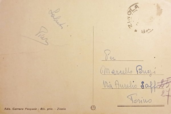 Cartolina - Zinola ( Savona ) - Vita di Spiaggia …