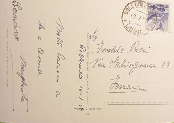 Cartolina - Colloredo di Monte Albano ( Udine ) - …