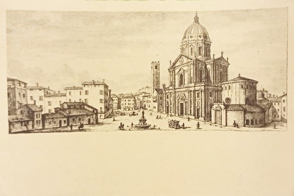 Cartolina - Brescia - Piazza del Duomo nel 1750 - …
