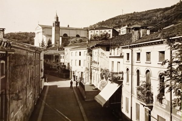 Cartolina - Gambellara - Via Martiri della Libertà - 1958 | Immagine principale