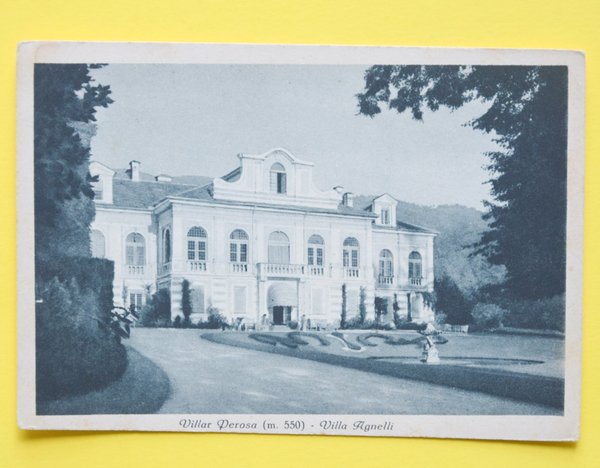 Cartolina Villar Perosa Villa Agnelli 1950