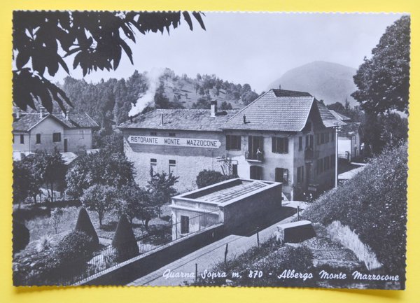 Cartolina Quarna Sopra Albergo Monte Mazzocone 1961