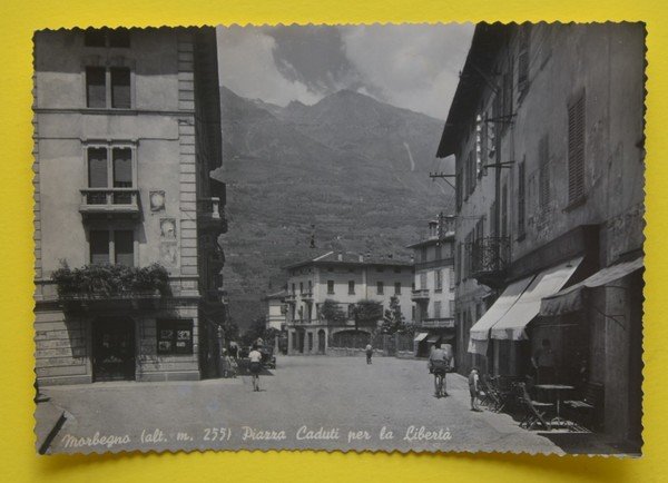 Cartolina Morbegno Piazza Caduti Per La Libertà 1950