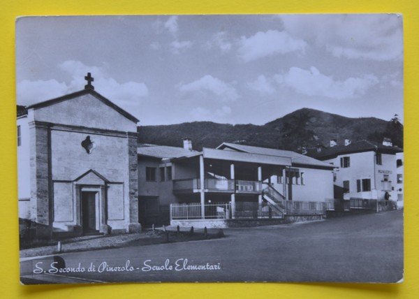 Cartolina S. Secondo Di Pinerolo Scuole Elementari 1966