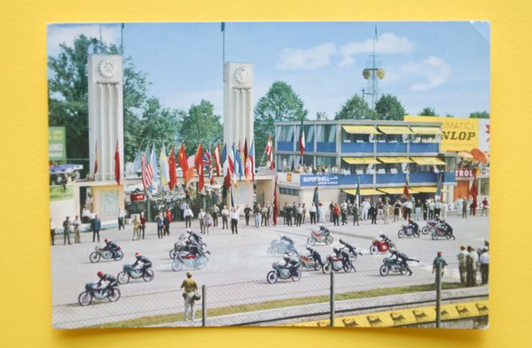 Cartolina Autodromo Nazionale Di Monza Partenza Del Gran Premio 1960