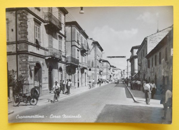 Cartolina Cupramarittima Corso Nazionale 1950
