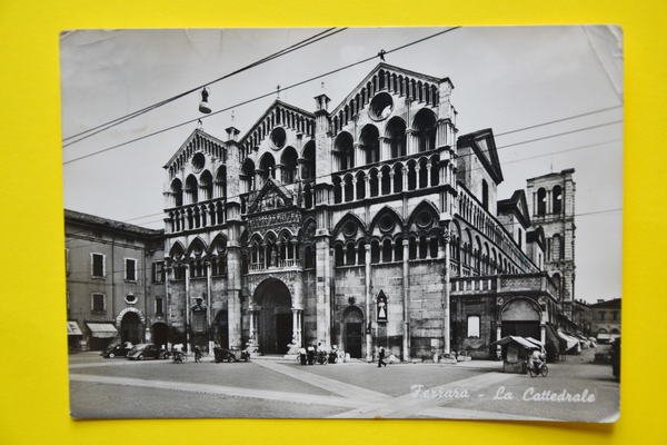 Cartolina Ferrara La Cattedrale 1952