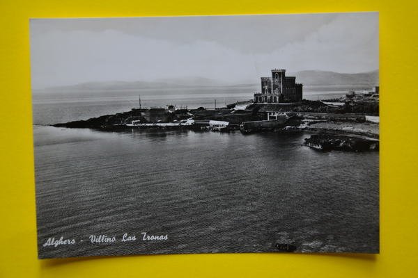 Cartolina Alghero Villino Las Tronas 1950