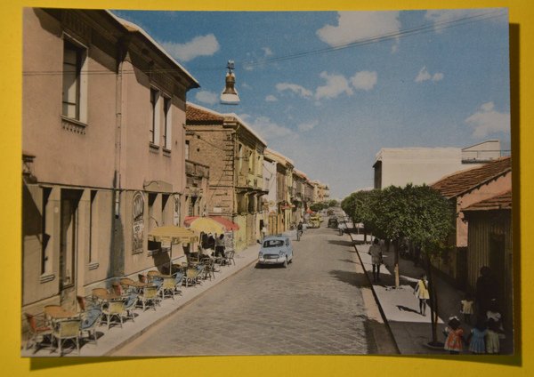 Cartolina Vibo Marina Il Corso 1950