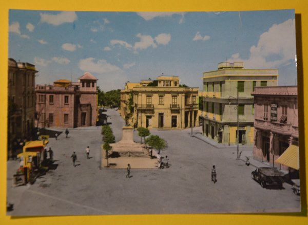 Cartolina Tropea Piazza Vittorio Veneto E Monumento Ai Caduti 1960