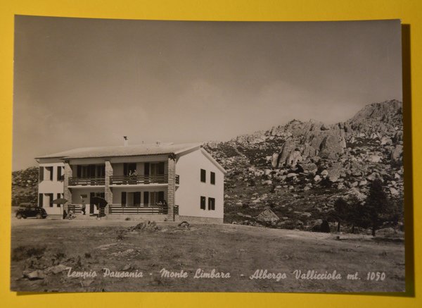 Cartolina Tempio Pausania Monte Limbara Albergo Vallicciola 1960