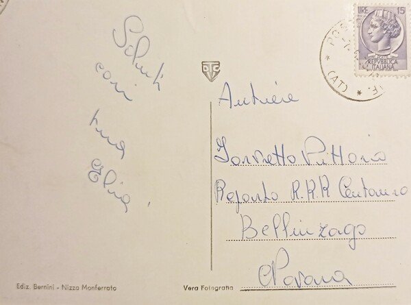 Cartolina - Nizza Monferrato - Panorama - 1966