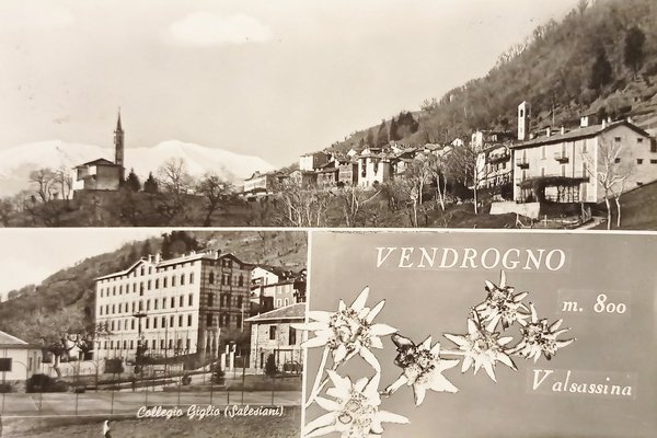 Cartolina - Vendrogno Valsassina - Vedute diverse - 1956