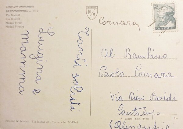 Cartolina - Piemonte Pittoresco - Bardonecchia - Via Medail - …