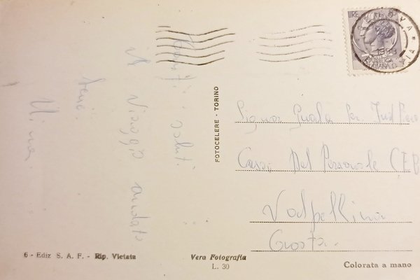 Cartolina - Chiavari - Panorama dall'alto - 1968