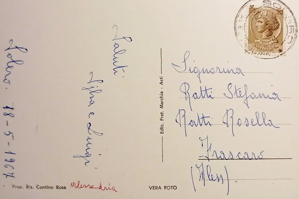 Cartolina - Solero - Castello Faà di Bruno - 1967