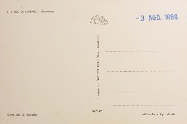 Cartolina - S. Stino di Livenza - Panorama - 1964
