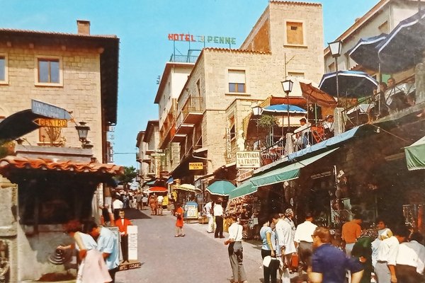 Cartolina - Repubblica di San Marino - Via della Rocca … | Immagine principale