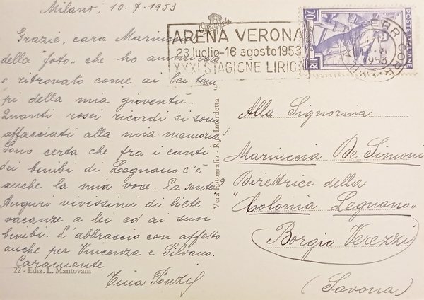 Cartolina - Milano - Teatro e Piazza della Scala - … | Immagine Gallery 2