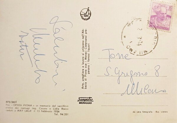 Cartolina - Saluti da Piona ( Lecco ) - Vedute …