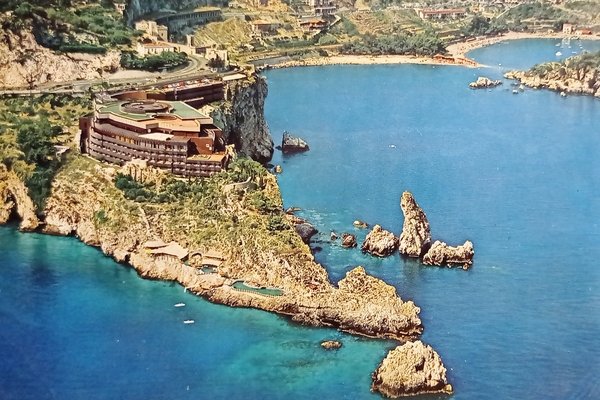 Cartolina - Taormina - Capo Taormina - Veduta aerea - …